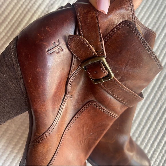 FRYE Patty Riding Ankle Boots Size 7 - Picture 8 of 8